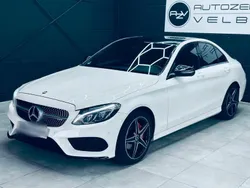 Weiß Gebraucht 2016 Mercedes C220 AMG line Limousine | 22.990 € (Etwas zu teuer)