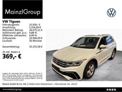 Pure white Gebraucht 2022 VW Tiguan R-line SUV | 31.930 € (Guter Preis)