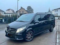 Schwarz Gebraucht 2018 Mercedes V250 AMG line Van / Kleinbus | 29.999 €
