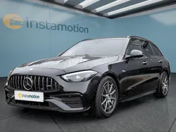 Schwarz Gebraucht 2024 Mercedes C43 AMG AMG Kombi | 60.099 € (Fairer Preis)