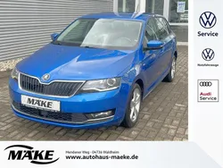 Raceblau metallic (metallic) Gebraucht 2018 Skoda Rapid Clever Limousine | 15.350 € (Fairer Preis)