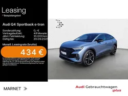 Geysirblau metallic Gebraucht 2025 Audi Q4 e-tron S-Line SUV | 52.960 €