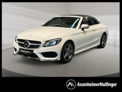 Weiß Gebraucht 2017 Mercedes C180 AMG Cabrio | 23.156 € (Fairer Preis)