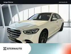 Diamantweiß metallic bright Gebraucht 2022 Mercedes S450 AMG line Limousine | 93.924 € (Etwas zu teuer)