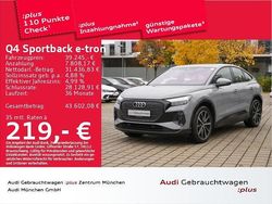 Kieselgrau Gebraucht 2022 Audi Q4 Sportback e-tron Ambiente SUV | 39.245 € (Etwas zu teuer)