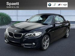 Schwarz Gebraucht 2015 BMW 220 Sport Line Cabrio | 16.500 € (Fairer Preis)