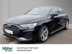 Mythosschwarz metallic Gebraucht 2024 Audi A3 Sportback S-Line Limousine | 36.330 € (Superpreis)