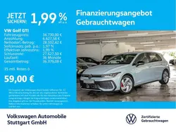 Crystal ice blue metallic Gebraucht 2024 VW Golf VIII GTI Limousine | 34.730 € (Superpreis)
