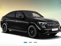 Schwarz Gebraucht 2024 Mercedes GLC300 AMG line Coupé | 64.999 € (Fairer Preis)