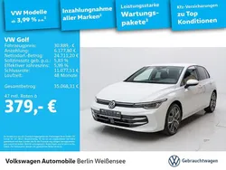Oryxweiß perlmutteffekt Gebraucht 2024 VW Golf VIII Edition Limousine | 30.889 € (Fairer Preis)
