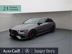 Metalliclack mountaingrau (metallic) Gebraucht 2021 Mercedes CLA45 AMG Shooting Brake AMG Kombi | 46.410 € (Fairer Preis)