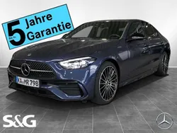Metalliclack sodalithblau Gebraucht 2025 Mercedes C220 AMG Limousine | 55.999 €