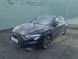 Schwarz Gebraucht 2024 Audi A3 Sportback S-Line Limousine | 37.640 € (Fairer Preis)