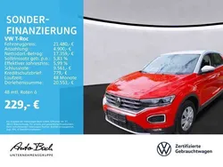 Rot (flashrot pure white) Gebraucht 2022 VW T-Roc Style SUV | 21.480 € (Fairer Preis)