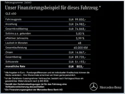 Lack obsidianschwarz (metallic) Gebraucht 2024 Mercedes GLE450 AMG Coupé | 99.849 € (Fairer Preis)