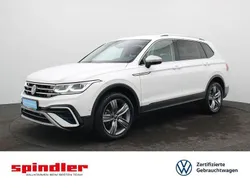 Pure white Gebraucht 2022 VW Tiguan Allspace Elegance SUV | 33.980 € (Fairer Preis)