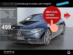 Schwarzlack obsidianschwarz (metallic) Gebraucht 2021 Mercedes EQS450+ Premium Limousine | 48.945 € (Fairer Preis)