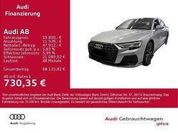 Florettsilber metallic Gebraucht 2022 Audi A8 S-Line Limousine | 59.890 € (Superpreis)