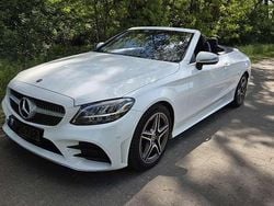 Weiß Gebraucht 2021 Mercedes C180 AMG line Plus Cabrio | 32.000 € (Guter Preis)
