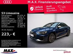 Ascariblau metallic Gebraucht 2024 Audi S3 Ambiente Limousine | 47.679 € (Guter Preis)