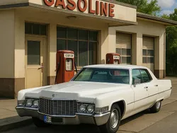 Weiß Gebraucht 1970 Cadillac Deville Limousine | 15.000 €