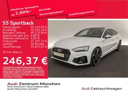 Gletscherweiß metallic Gebraucht 2022 Audi S5 Limousine | 50.216 € (Fairer Preis)