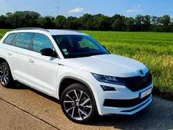Weiß Gebraucht 2018 Skoda Kodiaq SportLine SUV | 31.999 € (Etwas zu teuer)
