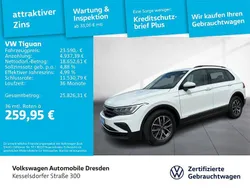 0q pure white Gebraucht 2023 VW Tiguan Life SUV | 23.590 € (Superpreis)