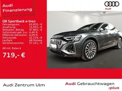 Grau Gebraucht 2024 Audi Q8 Sportback e-tron S-Line SUV | 63.820 € (Fairer Preis)