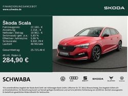 Velvetrot premium metallic Gebraucht 2021 Skoda Scala Monte Carlo Kleinwagen | 22.180 € (Fairer Preis)