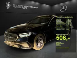 Blau Gebraucht 2024 Mercedes E220 AMG Limousine | 45.800 €