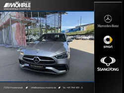 Silber Gebraucht 2023 Mercedes C180 AMG line Limousine | 38.250 € (Teuer)