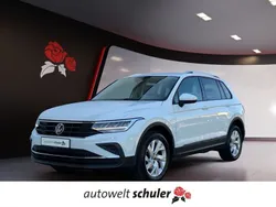 Pure white Gebraucht 2021 VW Tiguan Life SUV | 28.880 € (Superpreis)