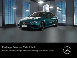 Metalliclack hyperblau Gebraucht 2024 Mercedes CLA250e AMG Limousine | 45.250 € (Teuer)