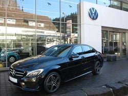 Schwarz/baltic black Gebraucht 2017 Mercedes C180 AMG line Limousine | 23.990 € (Teuer)