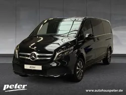 Schwarz obsidianschwarz metall Gebraucht 2023 Mercedes V300 Avantgarde Van / Kleinbus | 53.430 € (Superpreis)