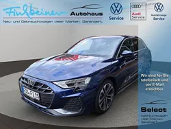 Navarrablau, metallic Gebraucht 2024 Audi A3 Sportback S-Line Limousine | 38.900 € (Fairer Preis)
