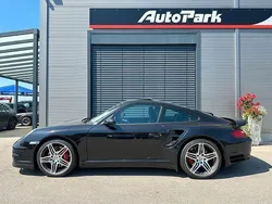 Basaltschwarzmetallic (metallic) Gebraucht 2007 Porsche 997 Turbo Chrono Coupé | 89.911 € (Fairer Preis)