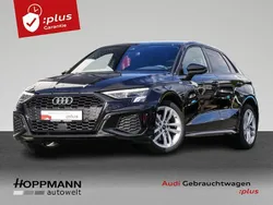 Schwarz Gebraucht 2024 Audi A3 Sportback S-Line Limousine | 34.480 € (Fairer Preis)