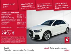 Cortinaweiß/mythosschwarz meta Gebraucht 2024 Audi A1 Advanced Plus Kleinwagen | 26.790 € (Fairer Preis)
