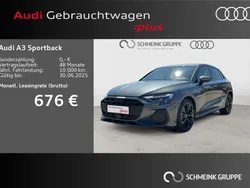 Daytonagrau perleffekt Gebraucht 2025 Audi A3 Sportback e-tron S-Line Limousine | 51.280 €