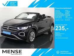 Schwarz Gebraucht 2024 VW T-Roc Cabriolet Style Cabrio | 26.495 € (Superpreis)
