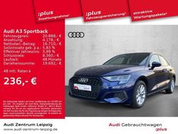 Blau Gebraucht 2021 Audi A3 Sportback Kleinwagen | 22.490 € (Fairer Preis)