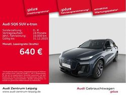 Blau (plasmablau metallic) Gebraucht 2025 Audi SQ6 e-tron Ambiente SUV | 77.491 € (Superpreis)