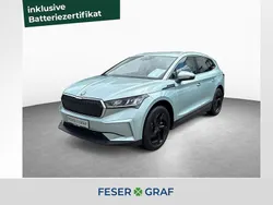 Arcticsilber metallic Gebraucht 2024 Skoda Enyaq iV Loft SUV | 33.290 € (Etwas zu teuer)