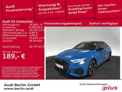 Turboblau Gebraucht 2022 Audi S3 Sport Limousine | 36.900 € (Fairer Preis)