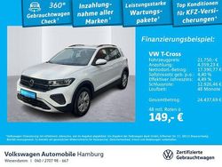 0q pure white Gebraucht 2024 VW T-Cross Life SUV | 21.750 € (Fairer Preis)