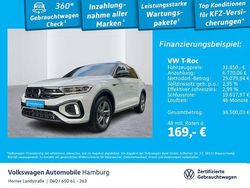 Pure white/schwarz Gebraucht 2025 VW T-Roc R-line SUV | 31.850 € (Guter Preis)