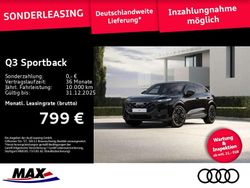 Mythosschwarz metallic Neu 2025 Audi Q3 S-Line SUV | 60.880 € (Teuer)