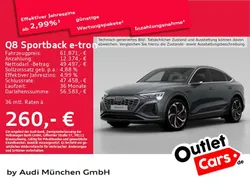 Daytonagrau perleffekt Gebraucht 2023 Audi Q8 e-tron S-Line SUV | 61.871 € (Guter Preis)